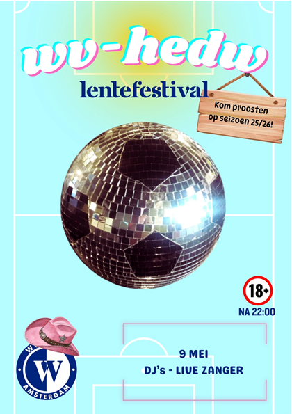 WV Lentefestival op 9 mei !