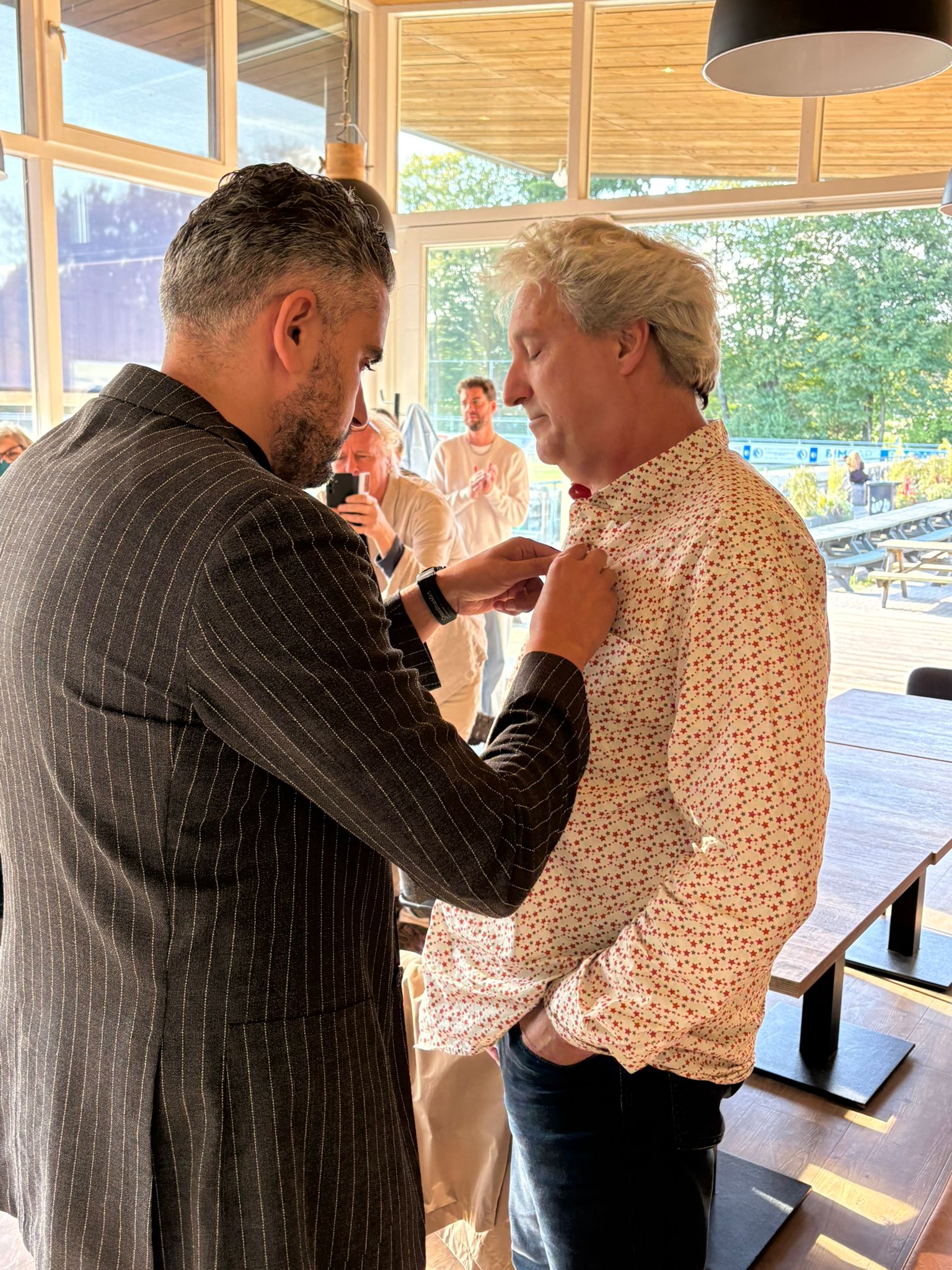 Heldenspeld van de gemeente Amsterdam voor Marcel van Riessen