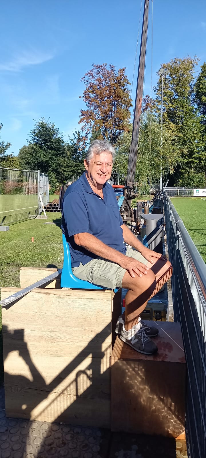 Bouw tribune begonnen: begin oktober klaar